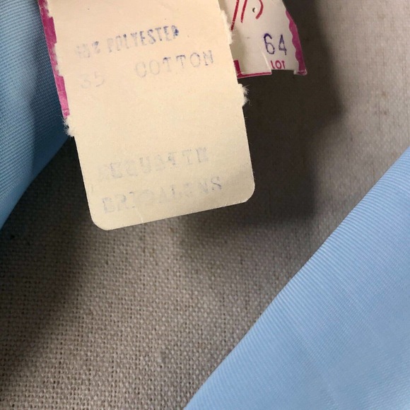 Vintage 60s Cari Lyn Prairie Dress Blue Floral Garden Cottagecore Maxi - Picture 5 of 16